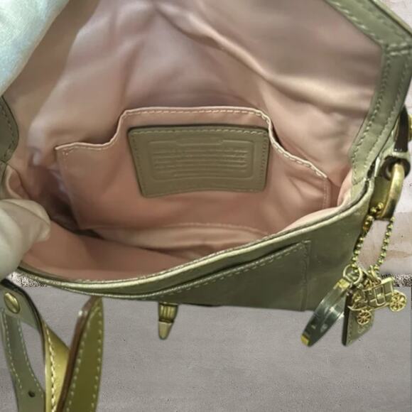Coach Peyton Textured Metallic Crossbody 43471 - Picture 8 of 9